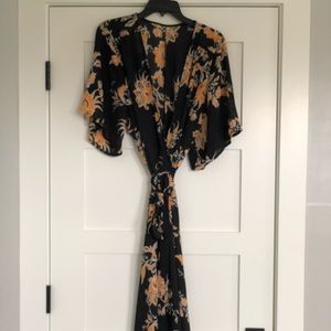 Sheer wrap dress. Size 10.
